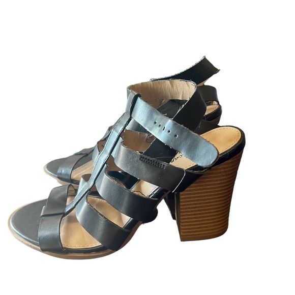 American Eagle Outfitters Women Ankle Strap Block Heel Sandals 8.5 - Picture 5 of 5